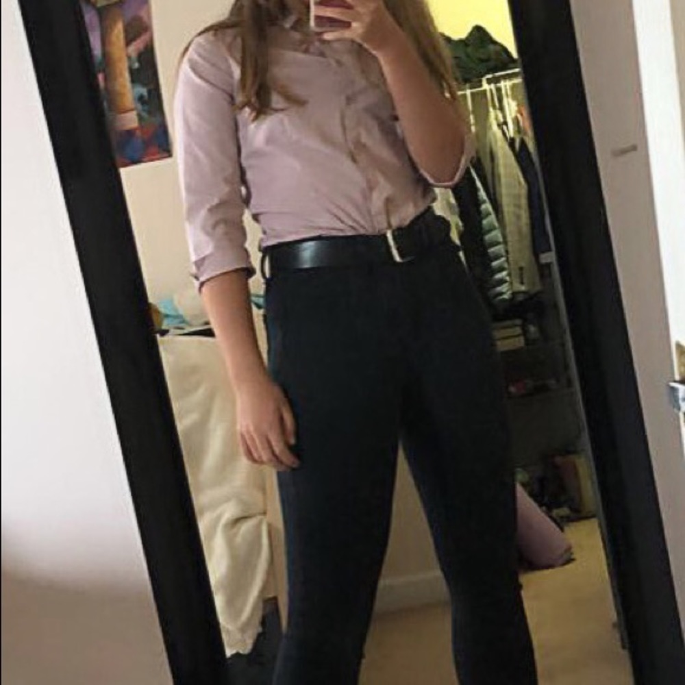 Dusty Pink Button-Up Shirt